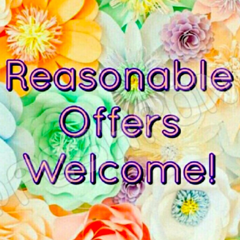 Reasonable offers are welcome!